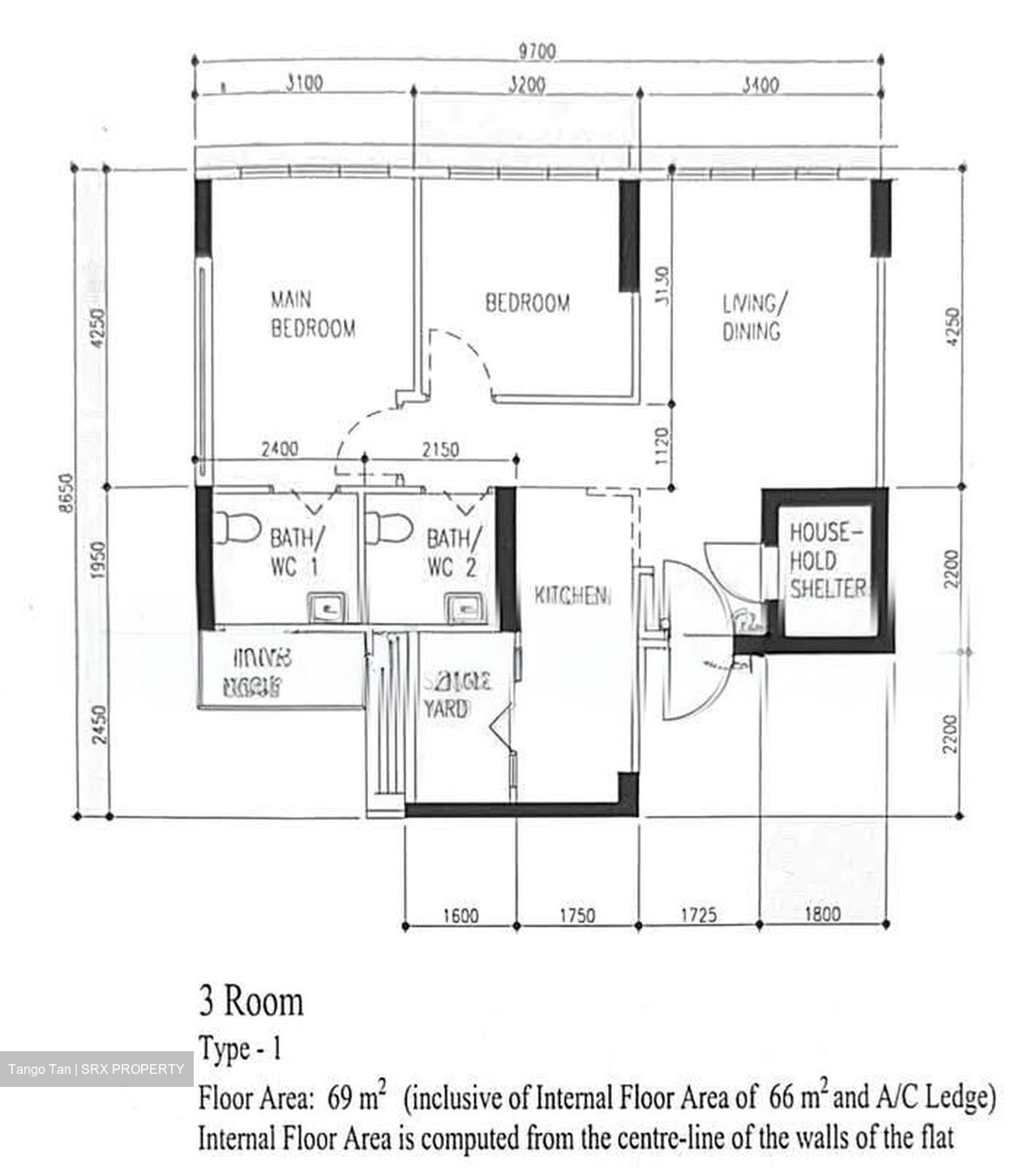Blk 613A Tampines Greenview (Tampines), HDB 3 Rooms #568251231